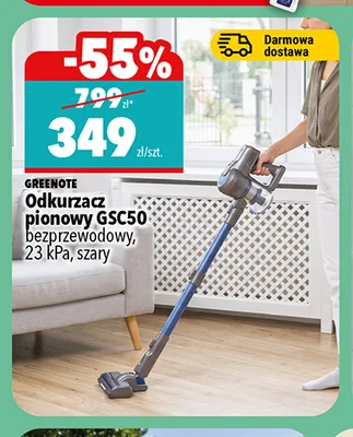 Odkurzacz pionowy bezprzewodowy Greenote GSC50 promocja w Biedronka