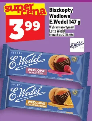 Biszkopty Wedlowe E.Wedel 147g promocja w TOPAZ