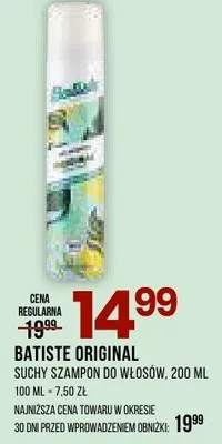 Suchy szampon do włosów promocja w Drogerie Natura