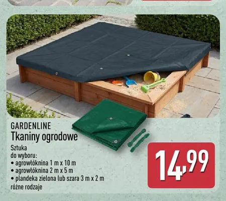 Tkaniny ogrodowe Gardenline promocja w Aldi