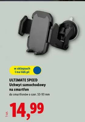 Uchwyt samochodowy na smartfon promocja w Lidl