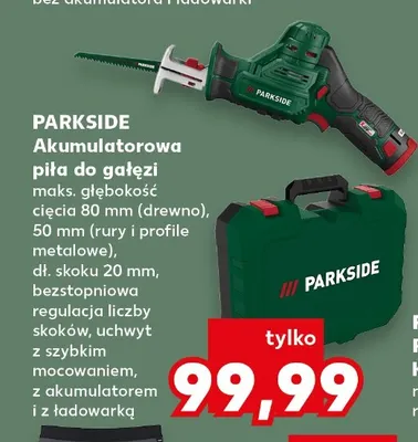 Akumulatorowa piła do gałęzi Parkside promocja w Kaufland