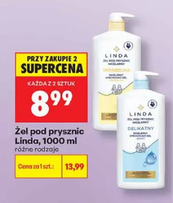 Żel pod prysznic Linda promocja w Biedronka