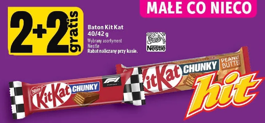 Baton Kit Kat promocja w TOPAZ