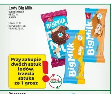 Lody Big Milk Tropical Mango promocja w Marketvita