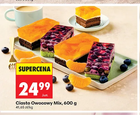 Ciasto Owocowy Mix promocja w Biedronka