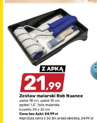Zestaw malarski Rob Nuance promocja w Bricomarche