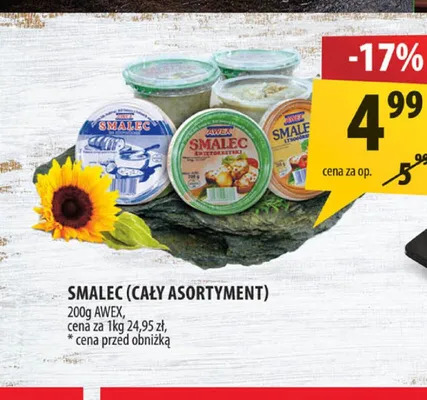 Smalec z boczkiem Awex promocja w Arhelan