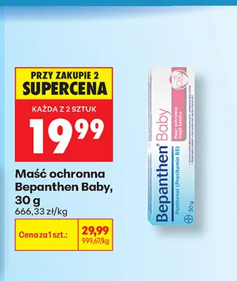 Maść ochronna Bepanthen Baby promocja w Biedronka
