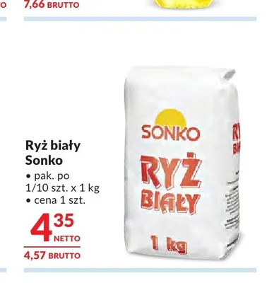 Ryż biały Sonko promocja w Makro