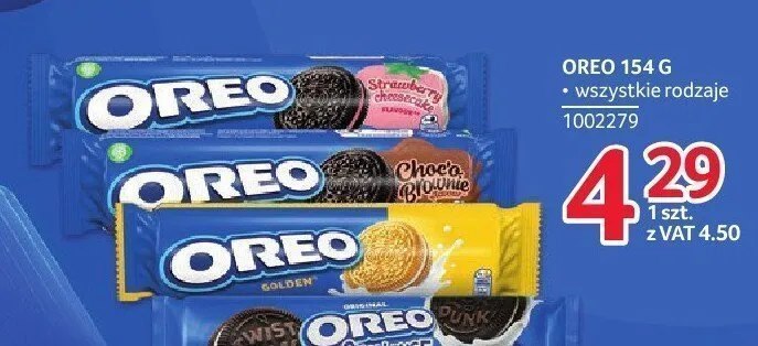 Ciastka Oreo Original promocja w Selgros