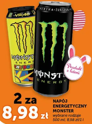 Napój energetyczny wybrane rodzaje promocja w Euro Sklep