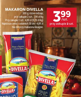 Makaron Divella promocja w Stokrotka