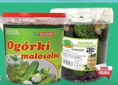 Ogórki małosolne Bochenek promocja w TOPAZ