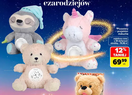 Pluszowy projektor malucha Funmuch promocja w Carrefour