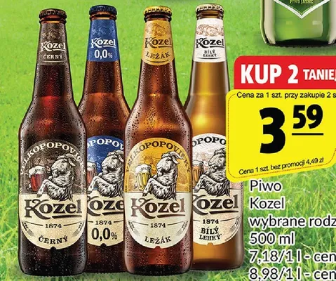 Piwo wybrane rodzaje promocja w Prim Market