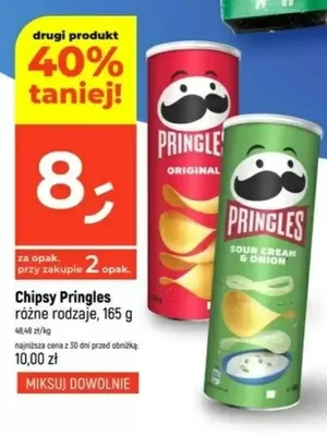 Chipsy Pringles Original promocja w Dealz