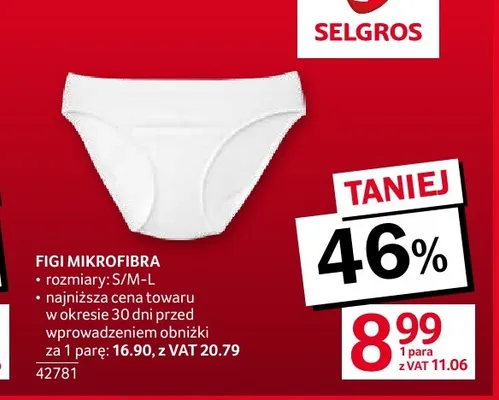 Figi mikrofibra promocja w Selgros