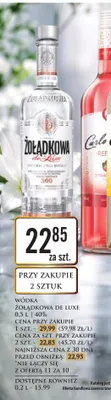 Wódka Żołądkowa de Luxe promocja w Dino