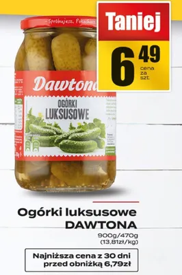 Ogórki luksusowe promocja w Supeco