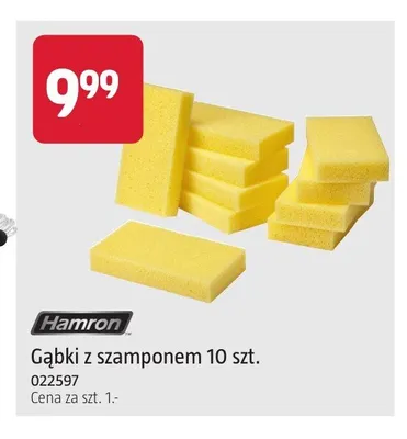 Gąbki z szamponem Hamron promocja w Jula
