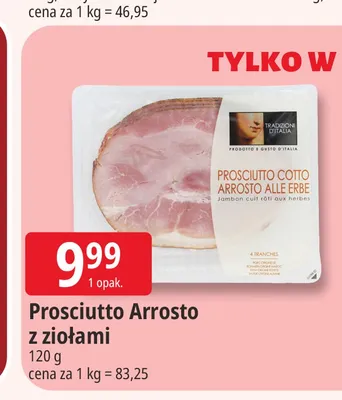 Prosciutto Arrosto z ziołami Tradizioni D'Italia promocja w Leclerc