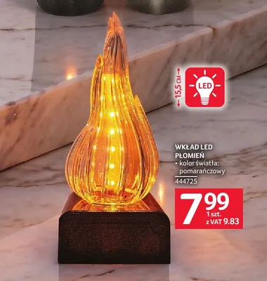 Wkład LED Płomień promocja w Selgros