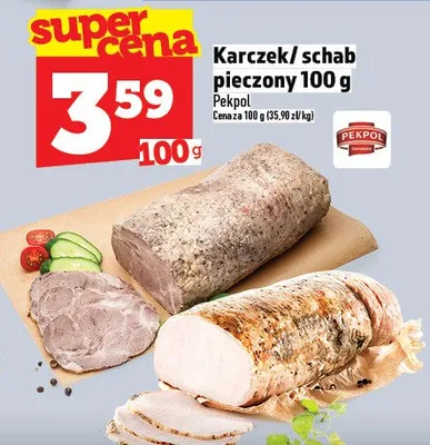 Karczek/schab pieczony promocja w TOPAZ