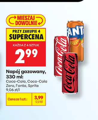 Napój gazowany Sprite promocja w Biedronka