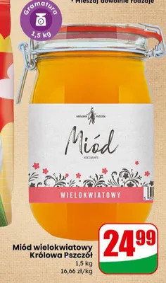 Miód wielokwiatowy  promocja w Dino