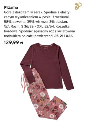 Piżama promocja w Tchibo