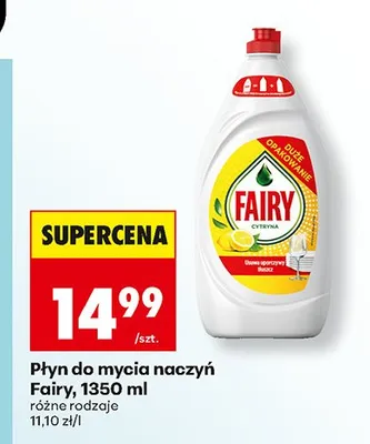 Płyn do mycia naczyń Fairy promocja w Biedronka