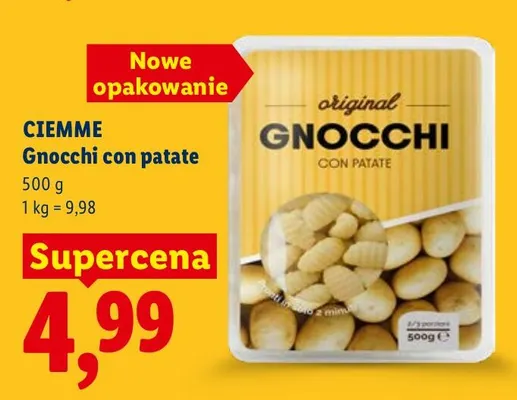 Gnocchi con patate Ciemme promocja w Lidl
