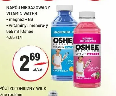 Napój niegazowany Oshee Vitamin Water magnez + B6 promocja w Sedal