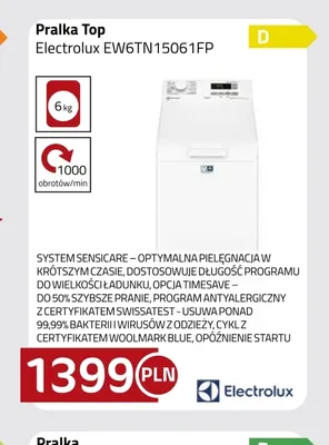 Pralka Top Electrolux EW6TN15061FP promocja w kakto.pl