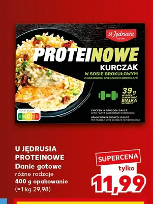 Danie gotowe proteinowe U Jędrusia promocja w Kaufland