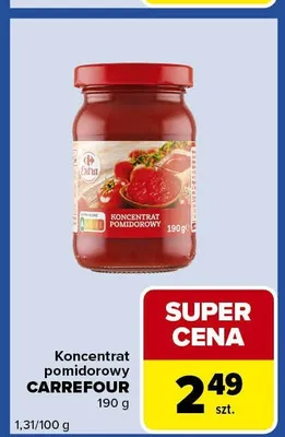 Koncentrat pomidorowy CARREFOUR promocja w Carrefour Express