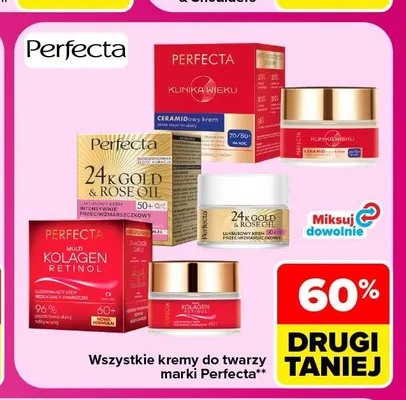 Krem do twarzy 24K Gold & Rose Oil 50+ Perfecta promocja w Carrefour