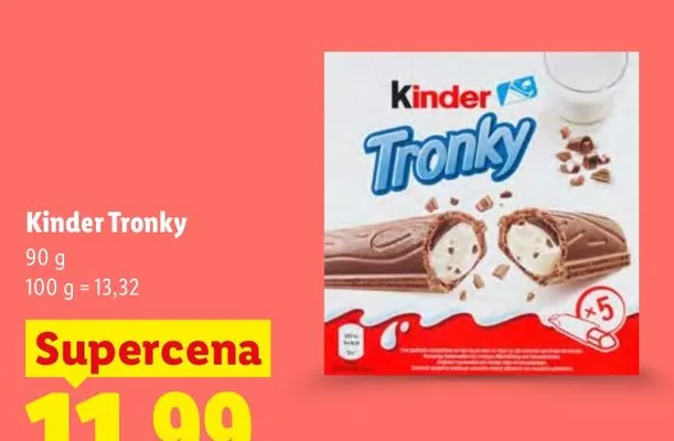 Kinder Tronky promocja w Lidl