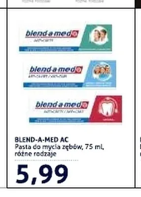 Pasta do mycia zębów Blend-a-med AC promocja w Blue Stop