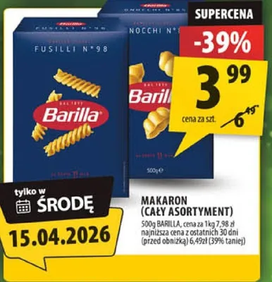 Makaron (cały asortyment) promocja w Arhelan