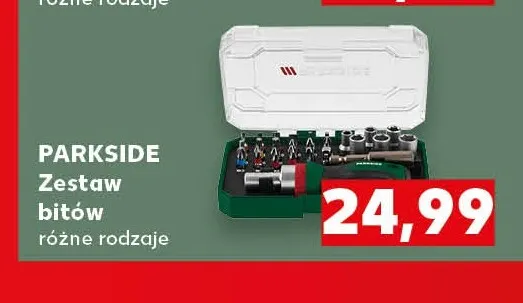 Zestaw bitów Parkside promocja w Kaufland