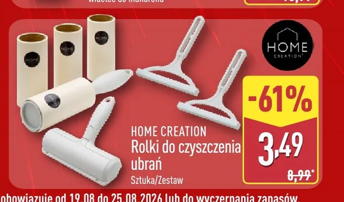 Rolki do czyszczenia ubrań Home Creation promocja w Aldi