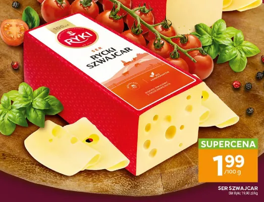 Ser Rycki Szwajcar Ryki promocja w Stokrotka
