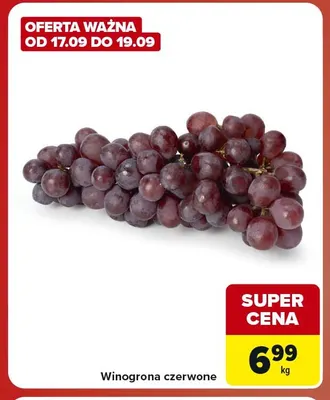Winogrona czerwone promocja w Carrefour Market