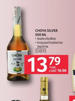 Wino białe Choya Silver promocja w Selgros