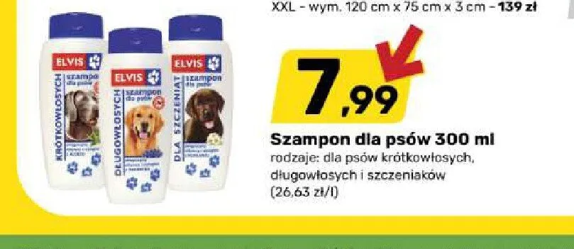 Szampon dla szczeniaków Elvis promocja w Bricomarche