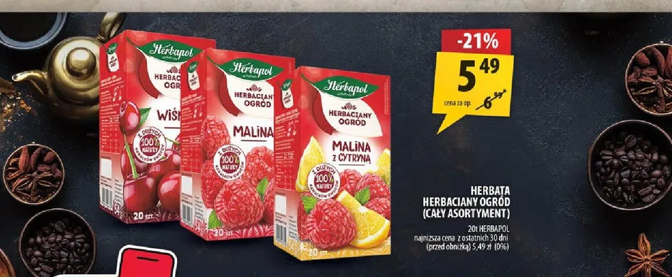 Herbata HERBAPOL Herbaciany Ogród promocja w Arhelan