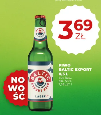 Piwo Baltic Export promocja w Duży Ben
