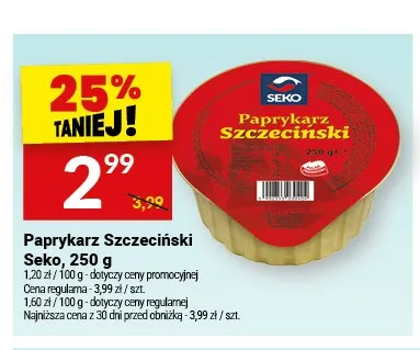 Paprykarz Szczeciński Seko promocja w Twój Market